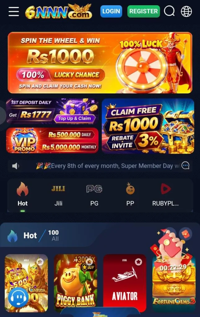 6nnn Game interface