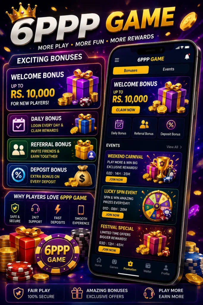 6ppp Game bonuses