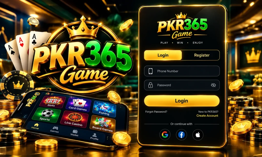 Pkr365 Game login, register